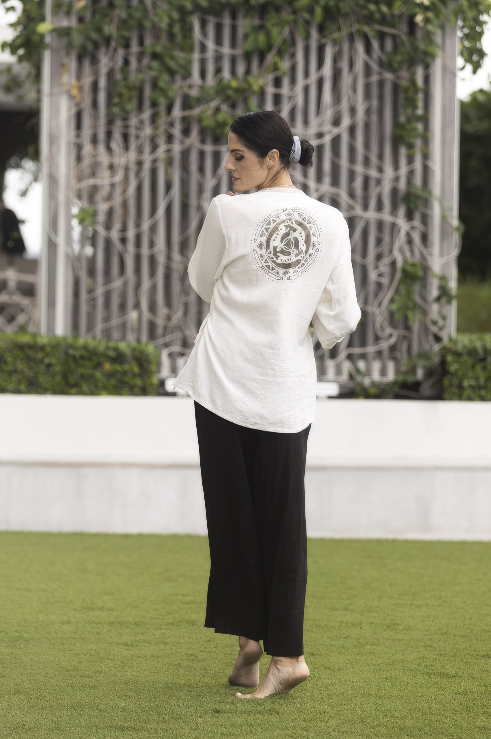 White Rabbit Zodiac Kimono