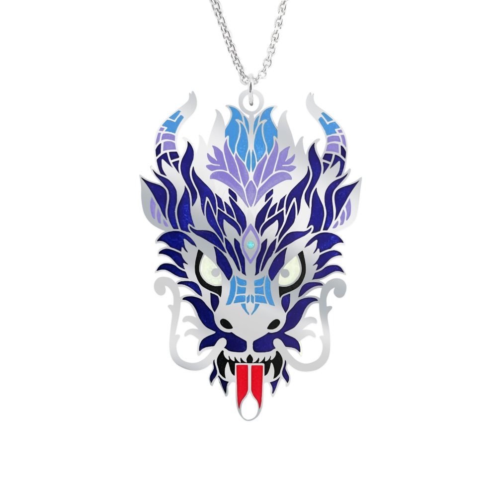 Blue Dragon Zodiac Pendant