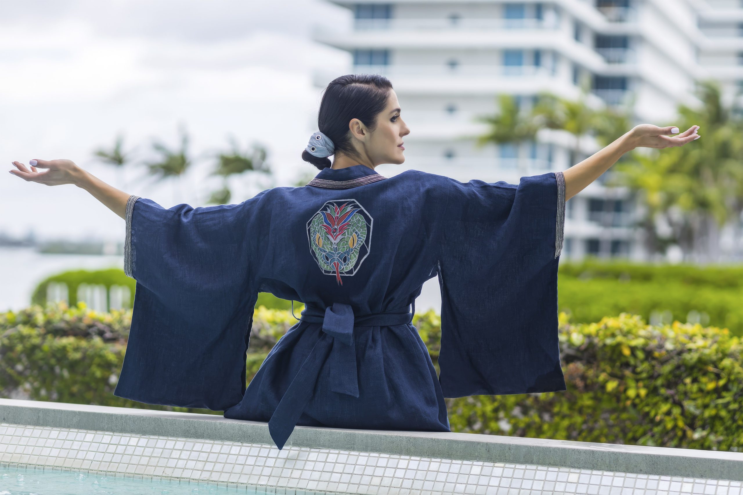 Snake Zodiac Kimono